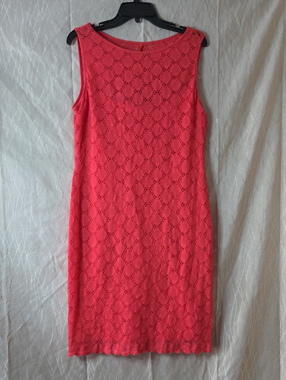 Ronni Nicole Coral Sleeveless Lace Midi Dress